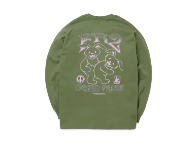 FR2 World Peace Longsleeve T-shirt "Khaki"