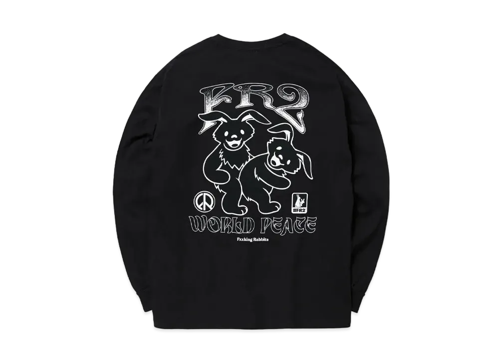 FR2 World Peace Longsleeve T-shirt "Black"