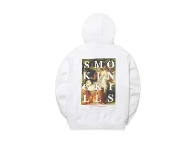 FR2 Smoking Angel Zip Hoodie "White"