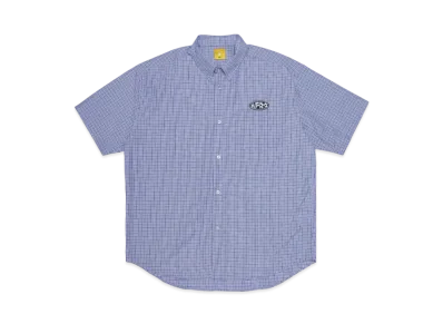 FR2 Short Sleeve Plaid Shirt "Sax Blue"