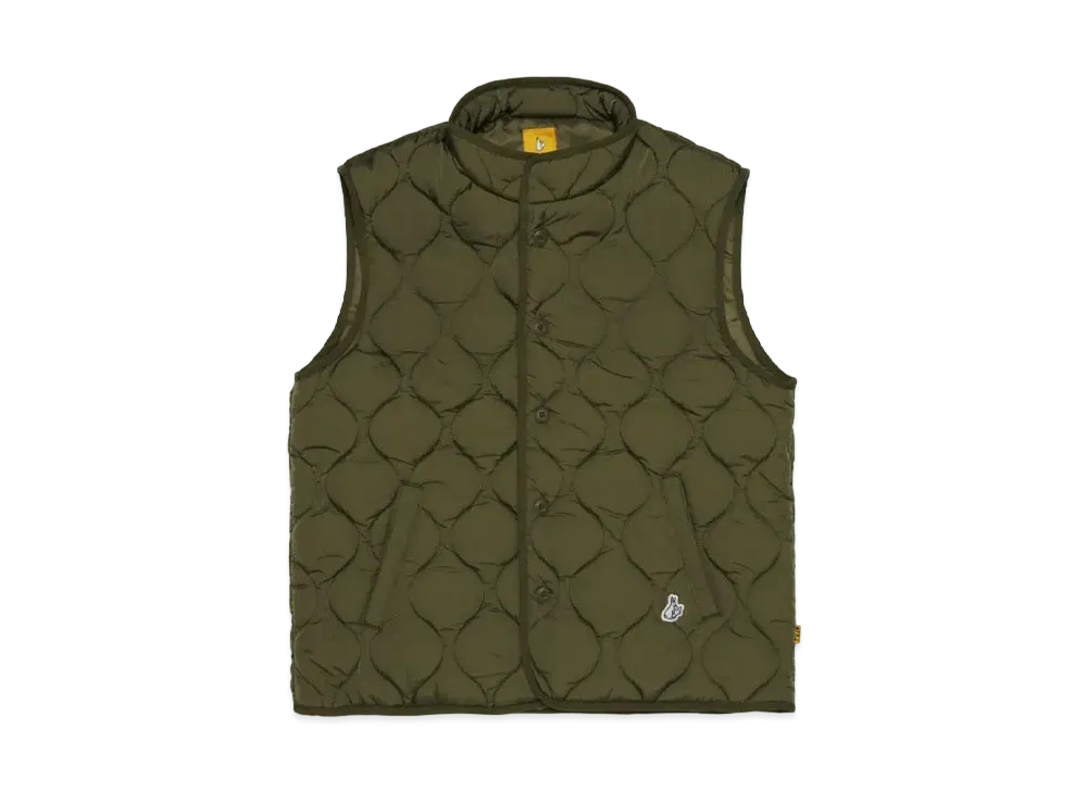 FR2 Rabbits Quilting Nylon Padding Vest "Khaki"