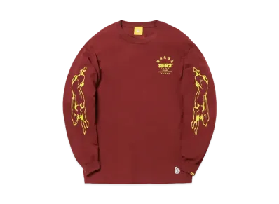FR2 Bouncing Rabbit Longsleeve T-shirt "Burgundy"