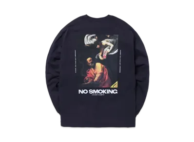 FR2 No smoking Long sleeve T-shirt "Navy"