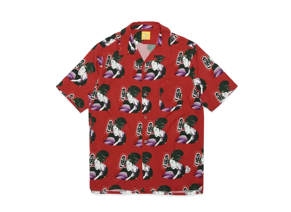 FR2 Tobacco Aloha Shirt Ukiyoe Ver "Red"