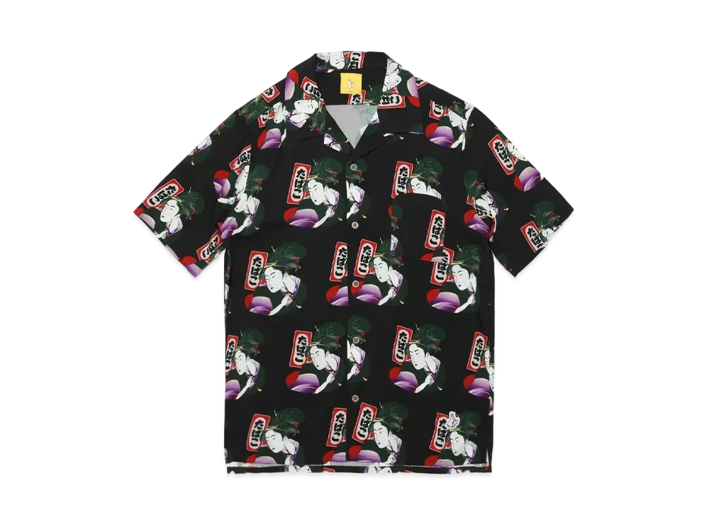 FR2 Tobacco Aloha Shirt Ukiyoe Ver "Black"