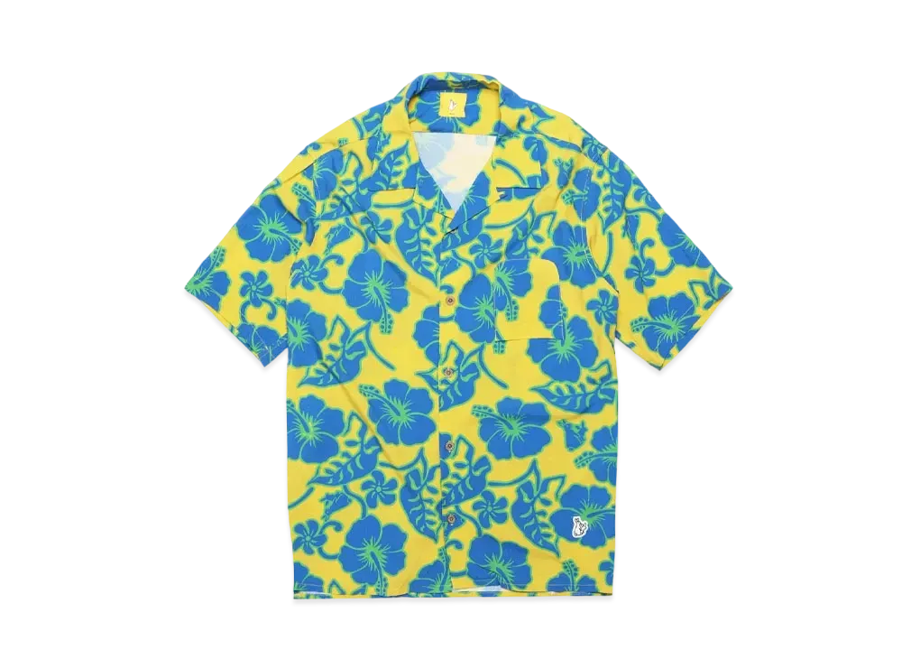 FR2 Hibiscus Aloha Shirt "Yellow"