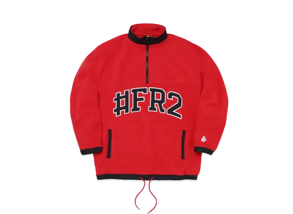 FR2 Fleece half zip Top "Red"