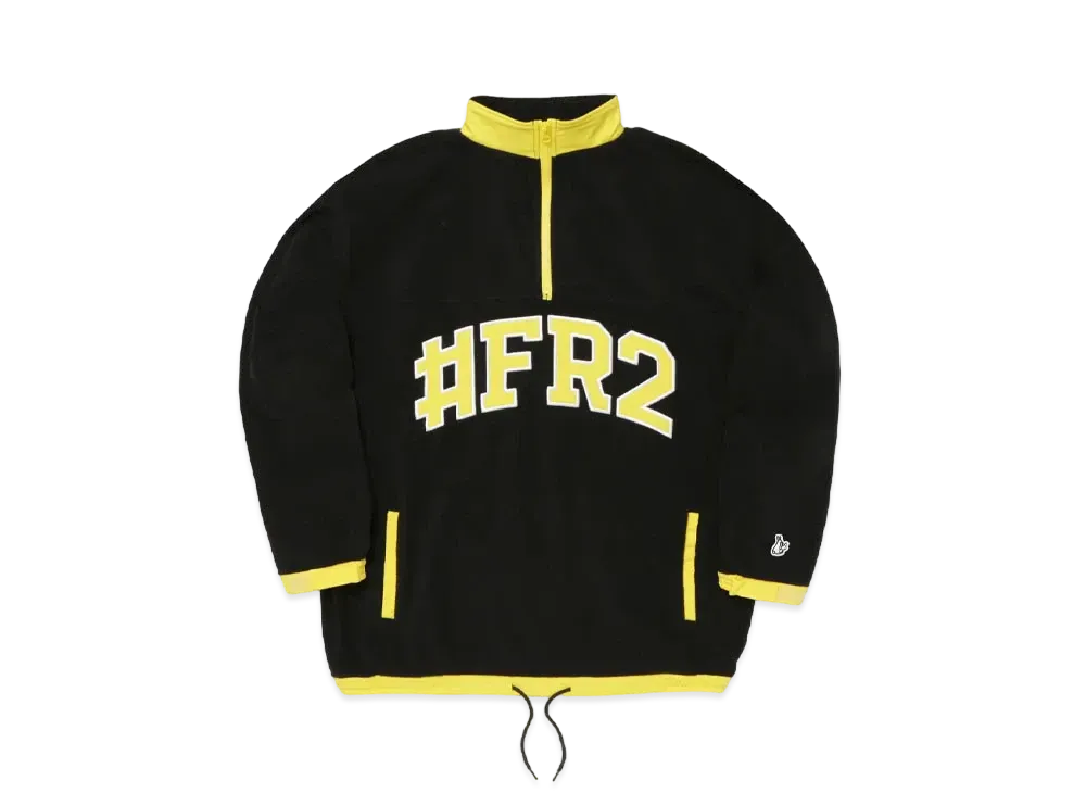 FR2 Fleece half zip Top "Black"