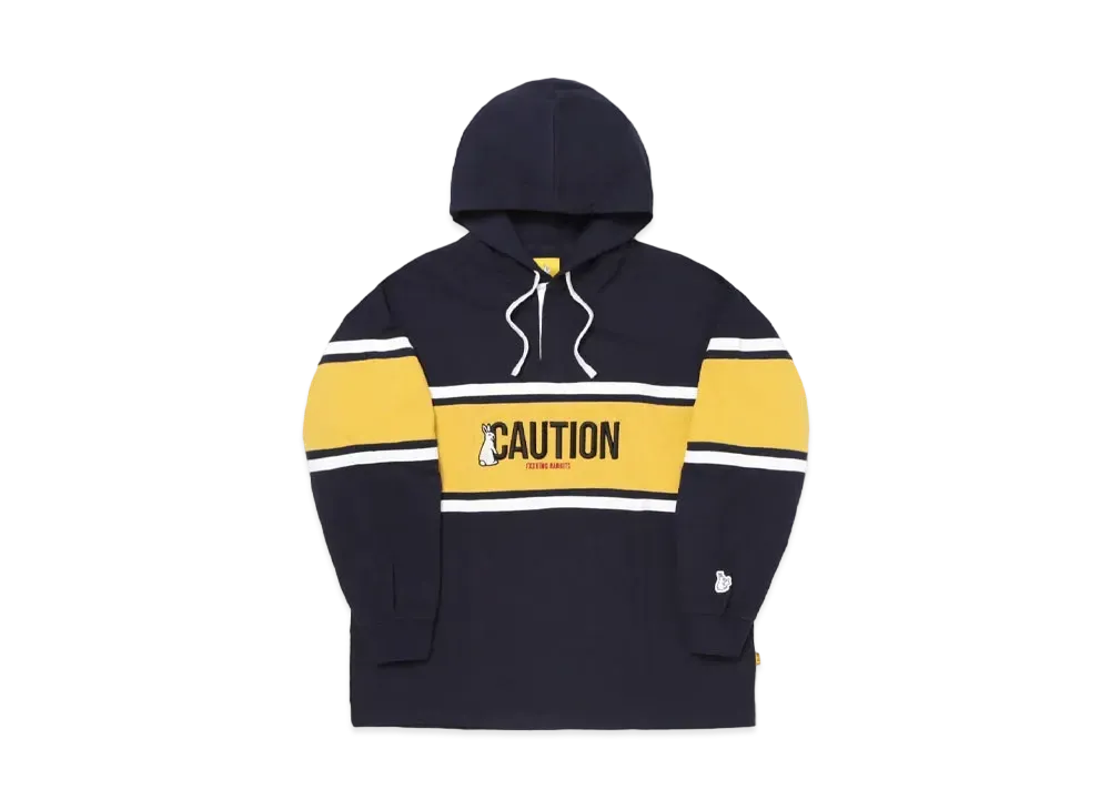 FR2 Caution Rugby Hoodie "Navy"
