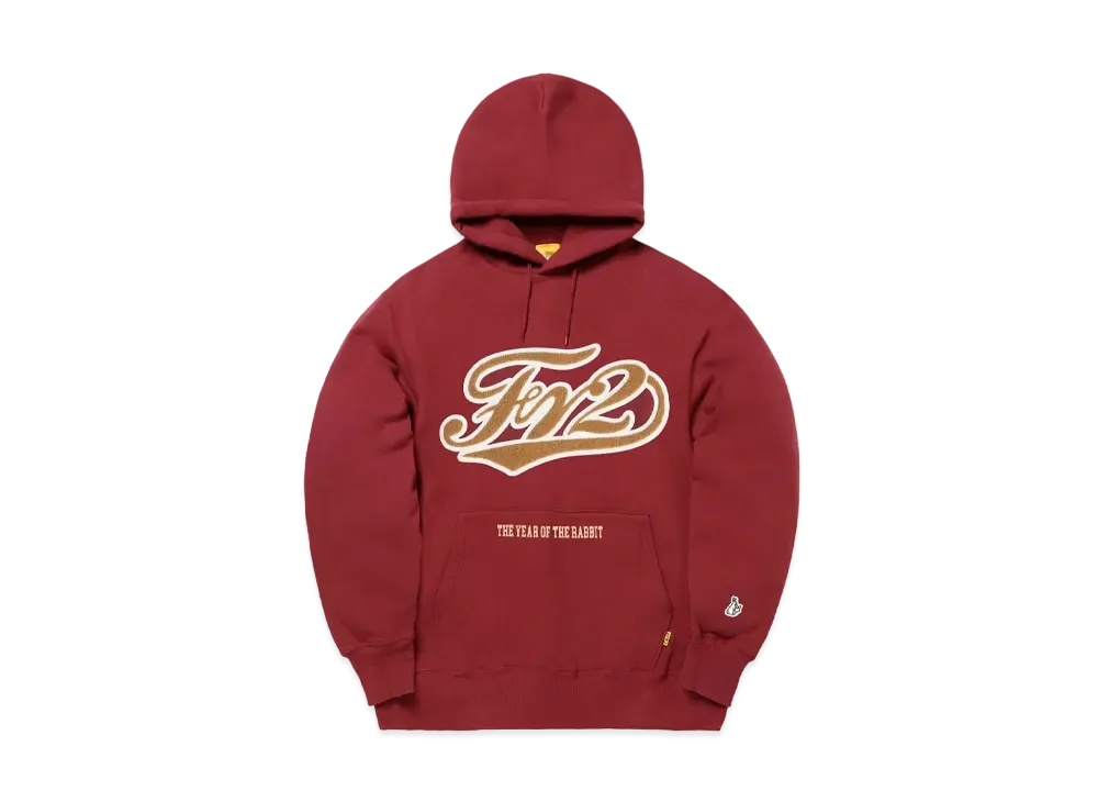 FR2 Oval Logo Hoodie "Burgundy"