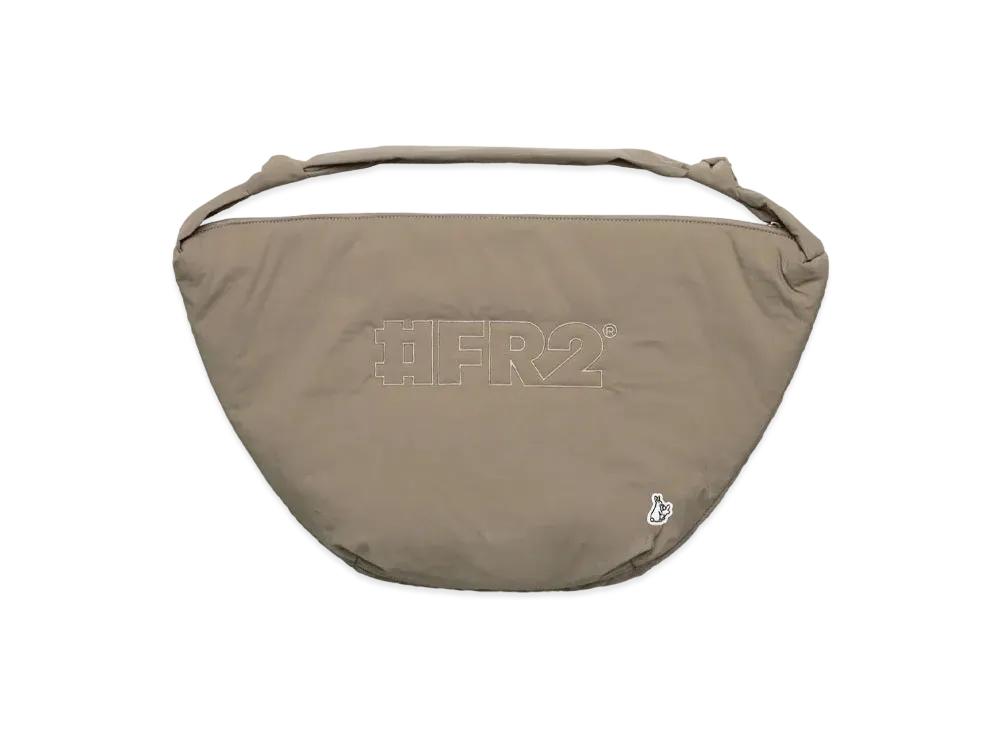 FR2 Crossbody Rabbits Quilting Nylon Bag "Khaki"