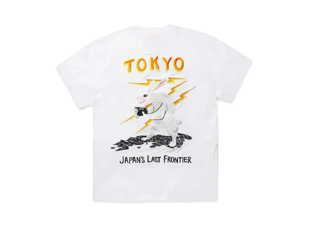 FR2 Tokyo Embroidery Souvenir T-Shirt "White"