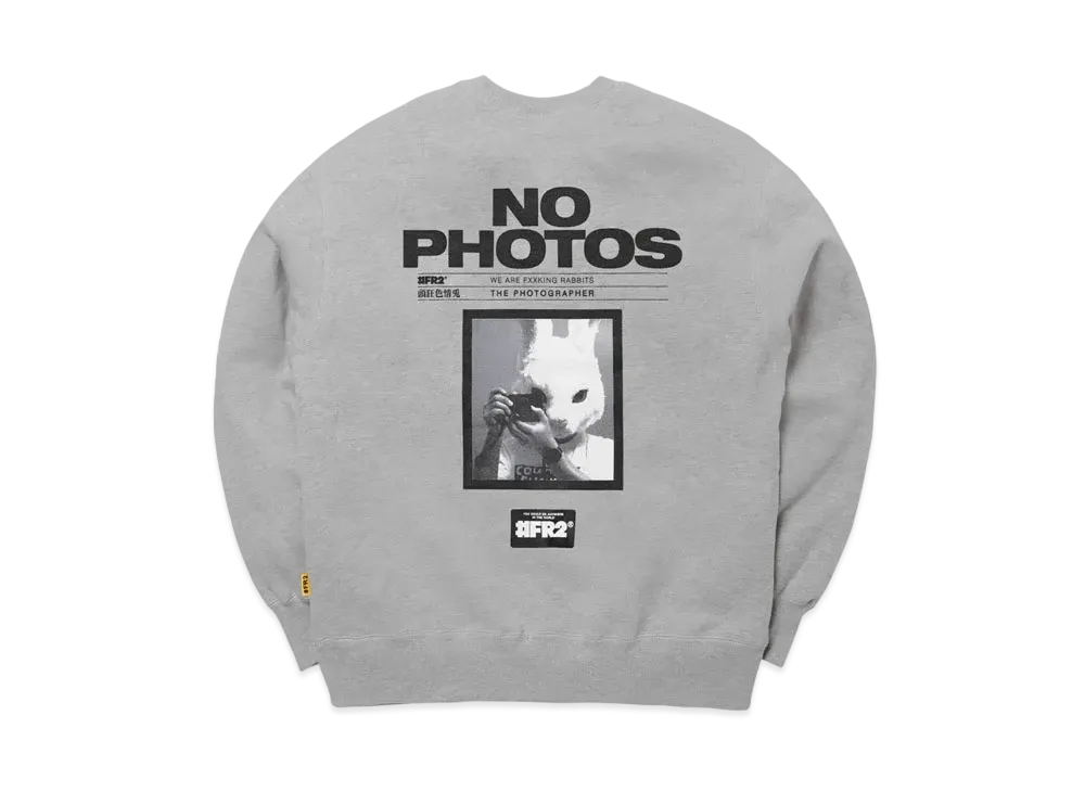 FR2 No Photos Sweatshirts "Gray"