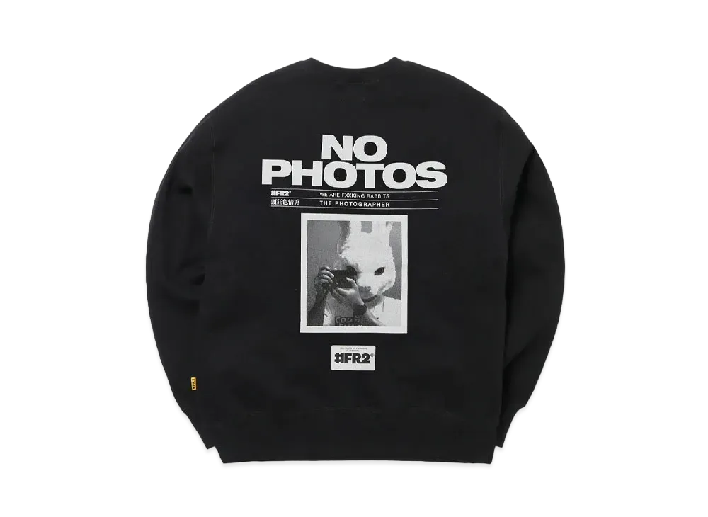 FR2 No Photos Sweatshirts "Black"