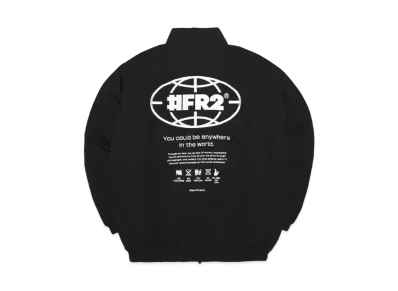 FR2 Earth Logo Embroidery Nylon Blouson "Black"