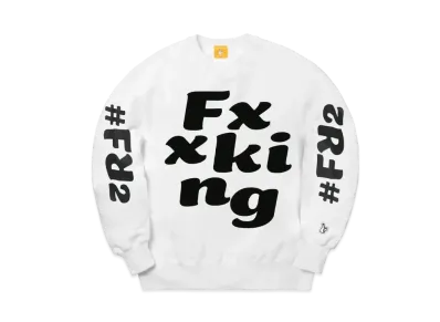 FR2 Flocky Logo Sweatshirt "White"