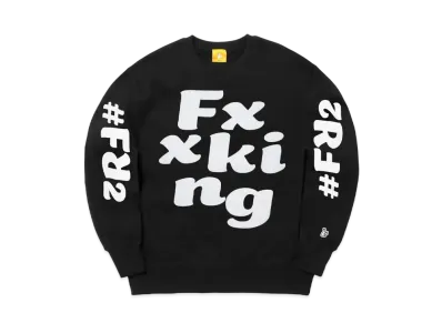 FR2 Flocky Logo Sweatshirt "Black"