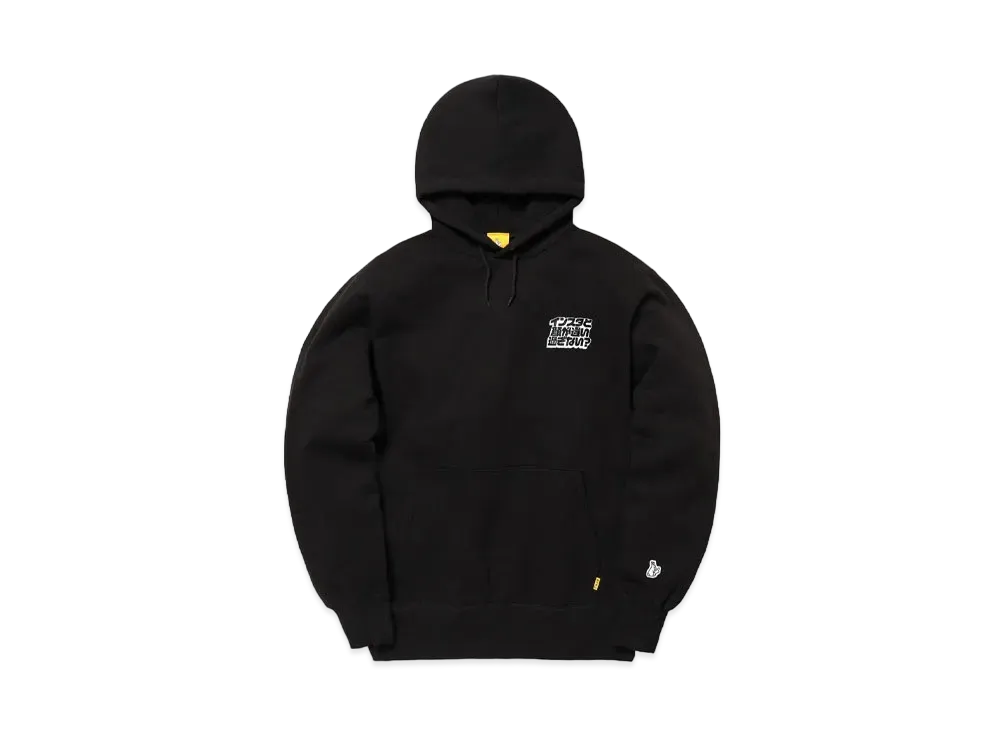 FR2 Why Look So Different Message Embroidery Hoodie "Black"
