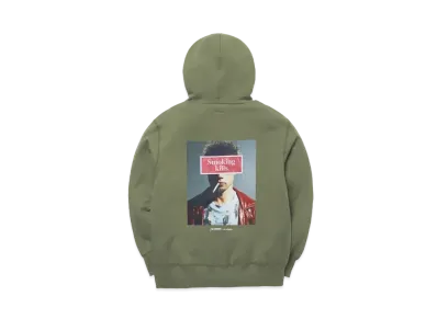 FR2 Back Photo Smoker Hoodie "Olive"