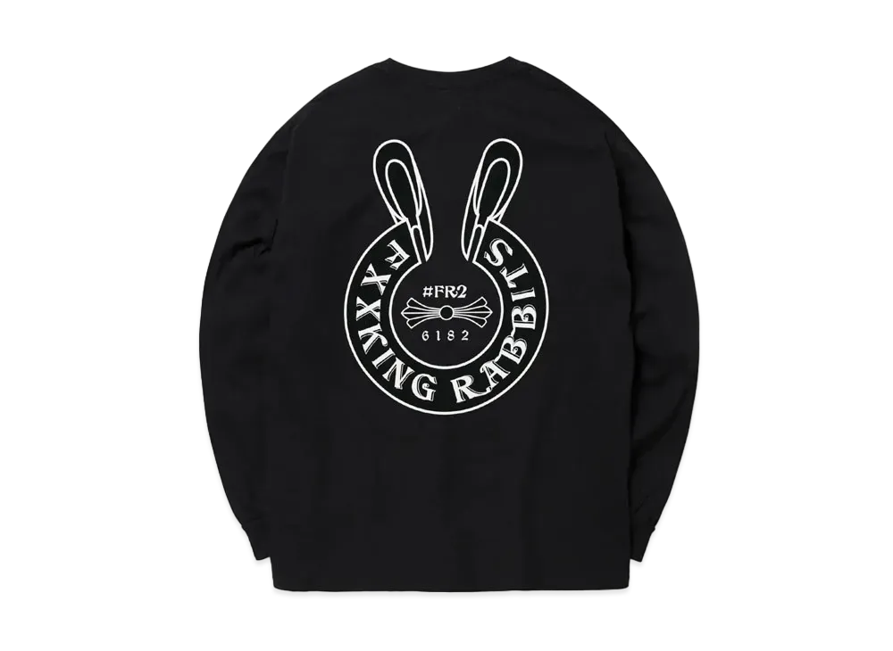 FR2 Logo within Face Outline Longsleeve T-shirt "Black"