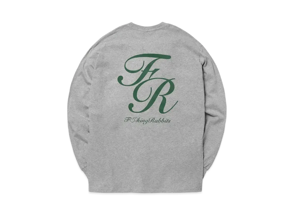 FR2 Logo with Hearts Longsleeve T-shirt "Gray"