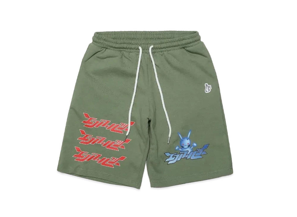 FR2 Mecha Rabbit Sweat Short pants "Olive"