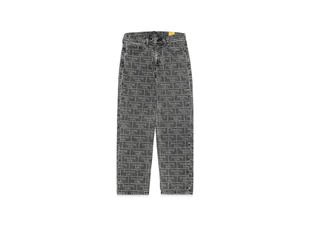 FR2 Smoking Kills Denim Pants "Black"