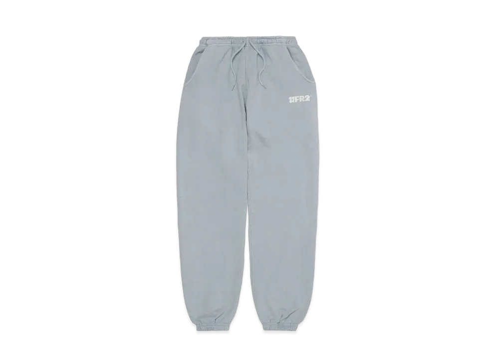 FR2 Reflector Logo Pigment Sweat Pants "Blue"