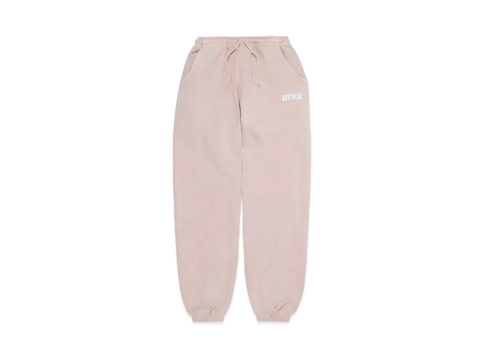 FR2 Reflector Logo Pigment Sweat Pants "Pink"