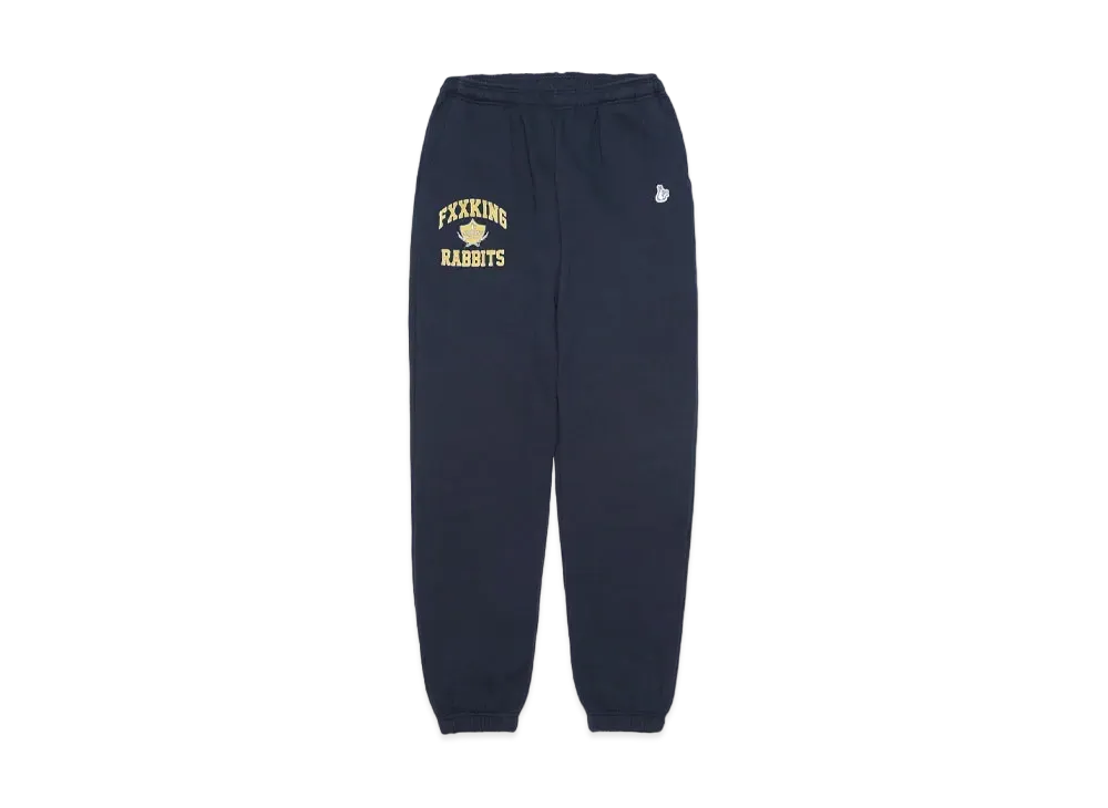 FR2 College logo Sweat pants "Navy"