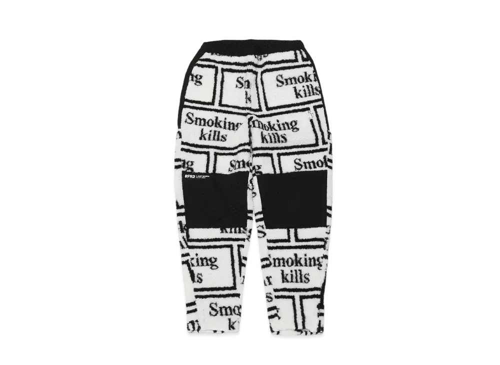 FR2 Smoking kills Logo Boa Pants "White"