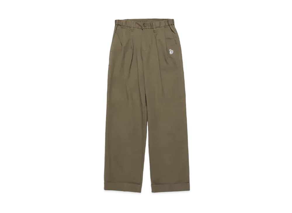 FR2 Embroidery High Tech Stretch Pants "Khaki"