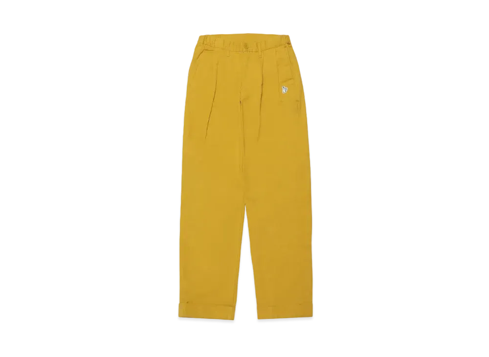 FR2 Embroidery High Tech Stretch Pants "Mustard"