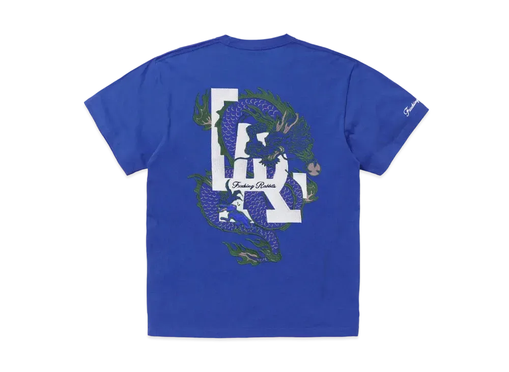 FR2 Dragon FR Logo Embroidery T-shirt Type 2 "Royal Blue"