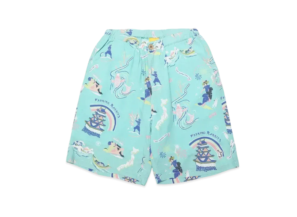 FR2 Aloha short pants "Turquoise Blue"