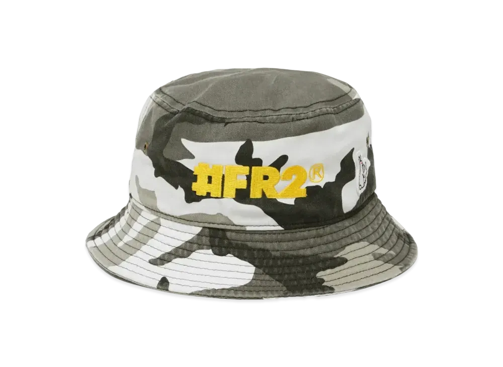 FR2 Logo Embroidery Bucket Hat "Gray"