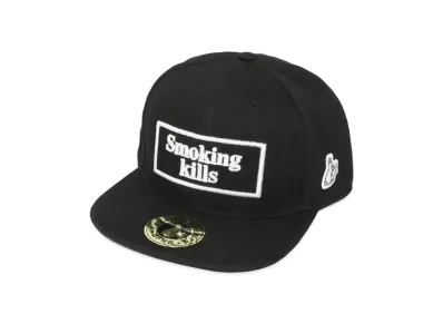 FR2 Smoking kills Embroidery Snapback Cap "Black"