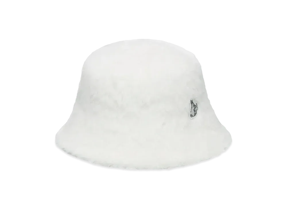 FR2 Shaggy Bucket Hat "White"