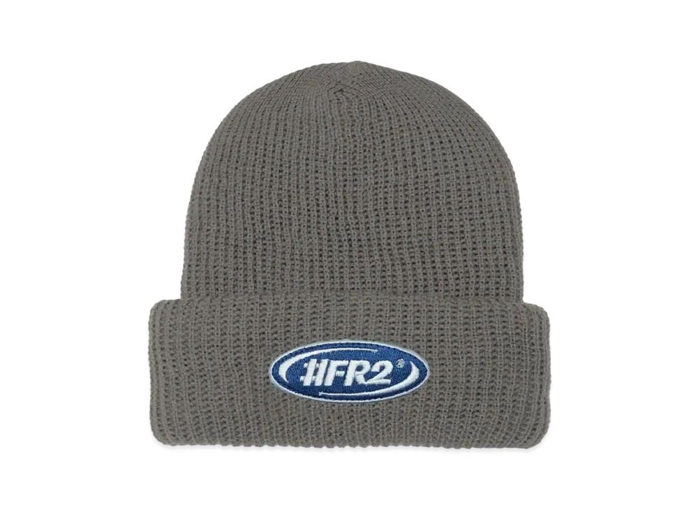 FR2 Oval Logo Embroidery Beanie "Gray"