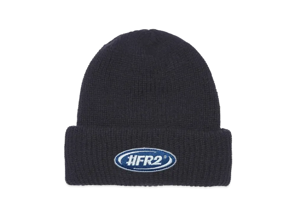 FR2 Oval Logo Embroidery Beanie "Navy"