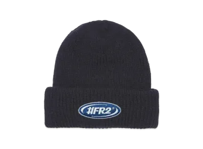FR2 Oval Logo Embroidery Beanie "Navy"