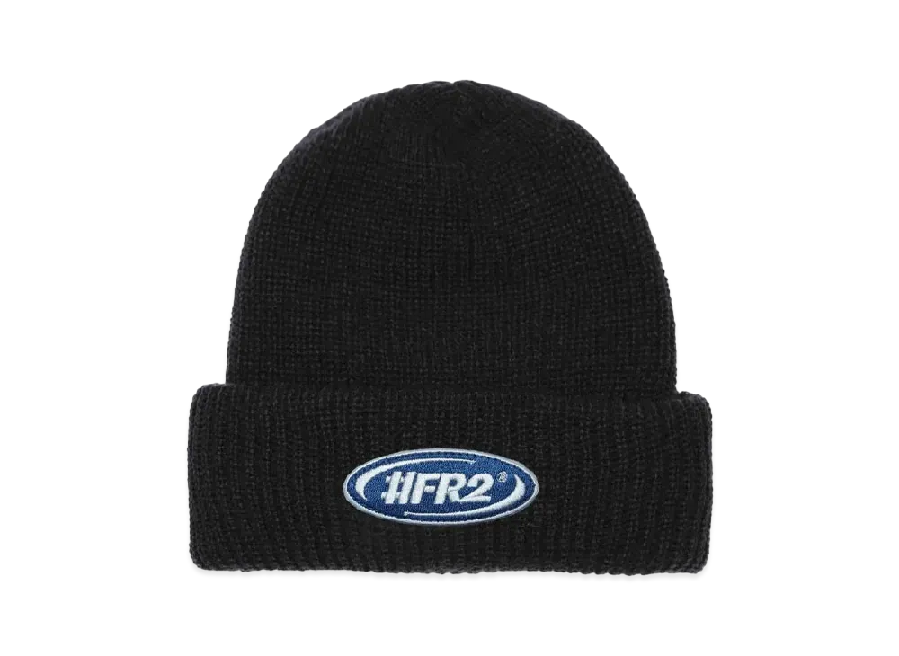 FR2 Oval Logo Embroidery Beanie "Black"