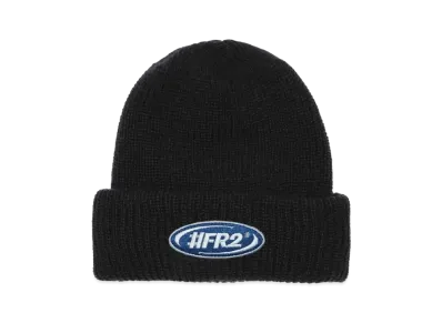 FR2 Oval Logo Embroidery Beanie "Black"