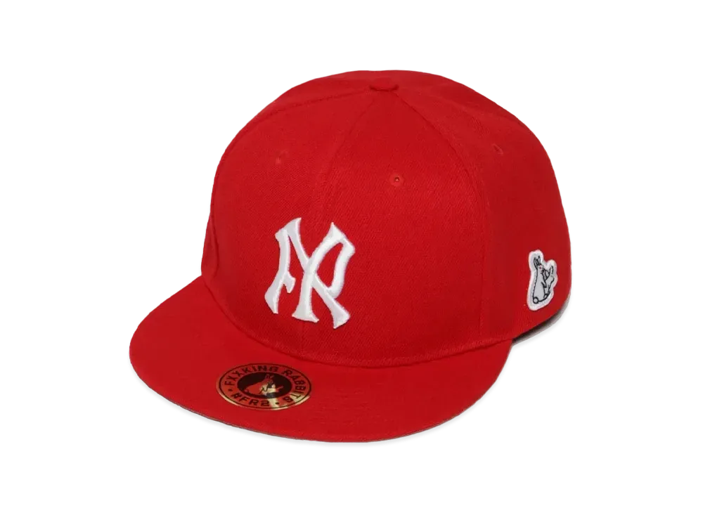 FR2 Calor brim Flat Visor Cap "Red"