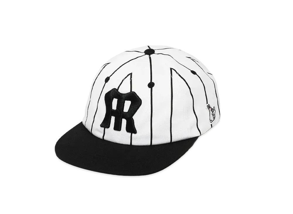 FR2 Embroidery Pin stripe Cap "White/Black"
