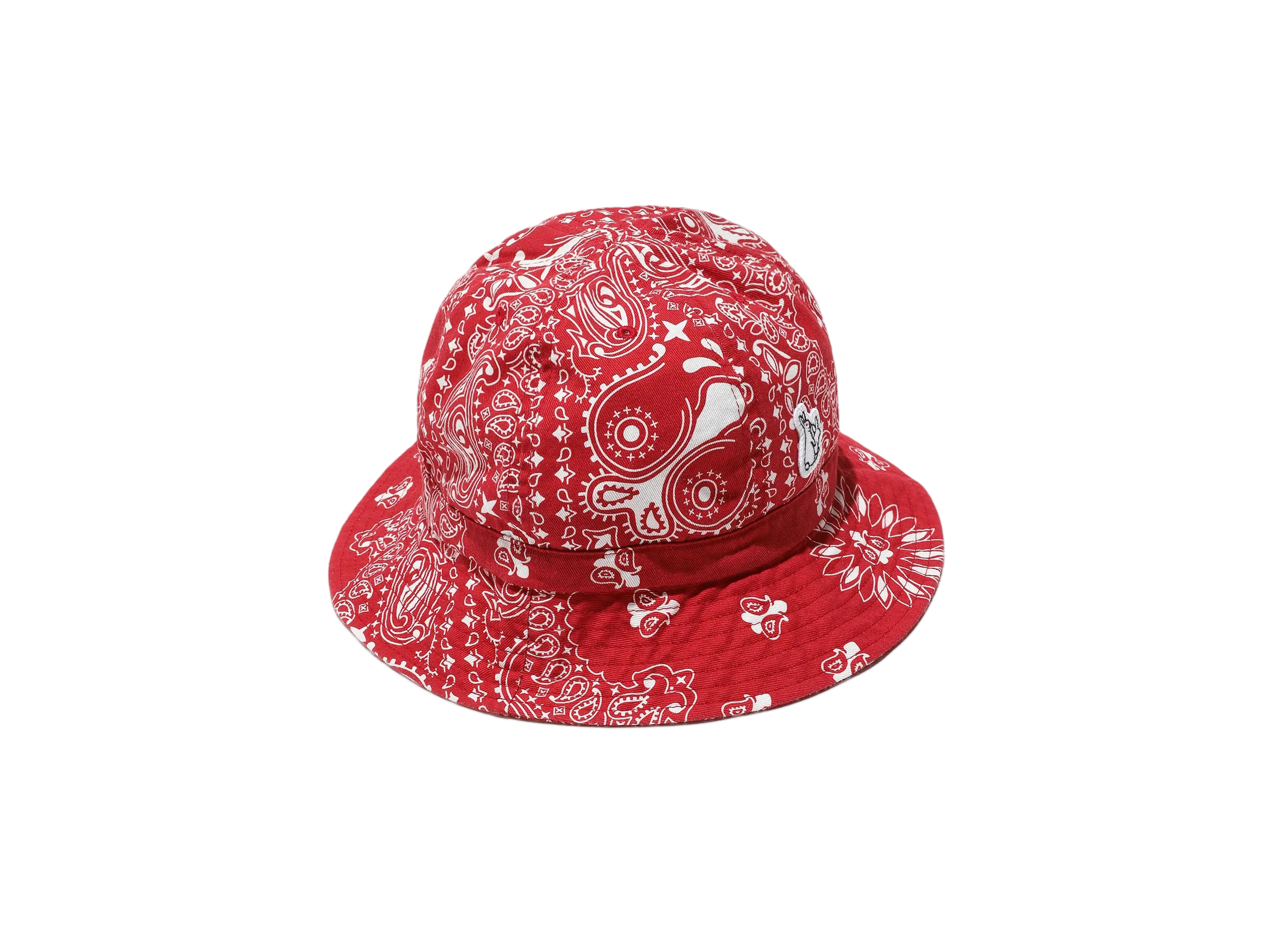 FR2 Paisley Bucket Hat "Red"
