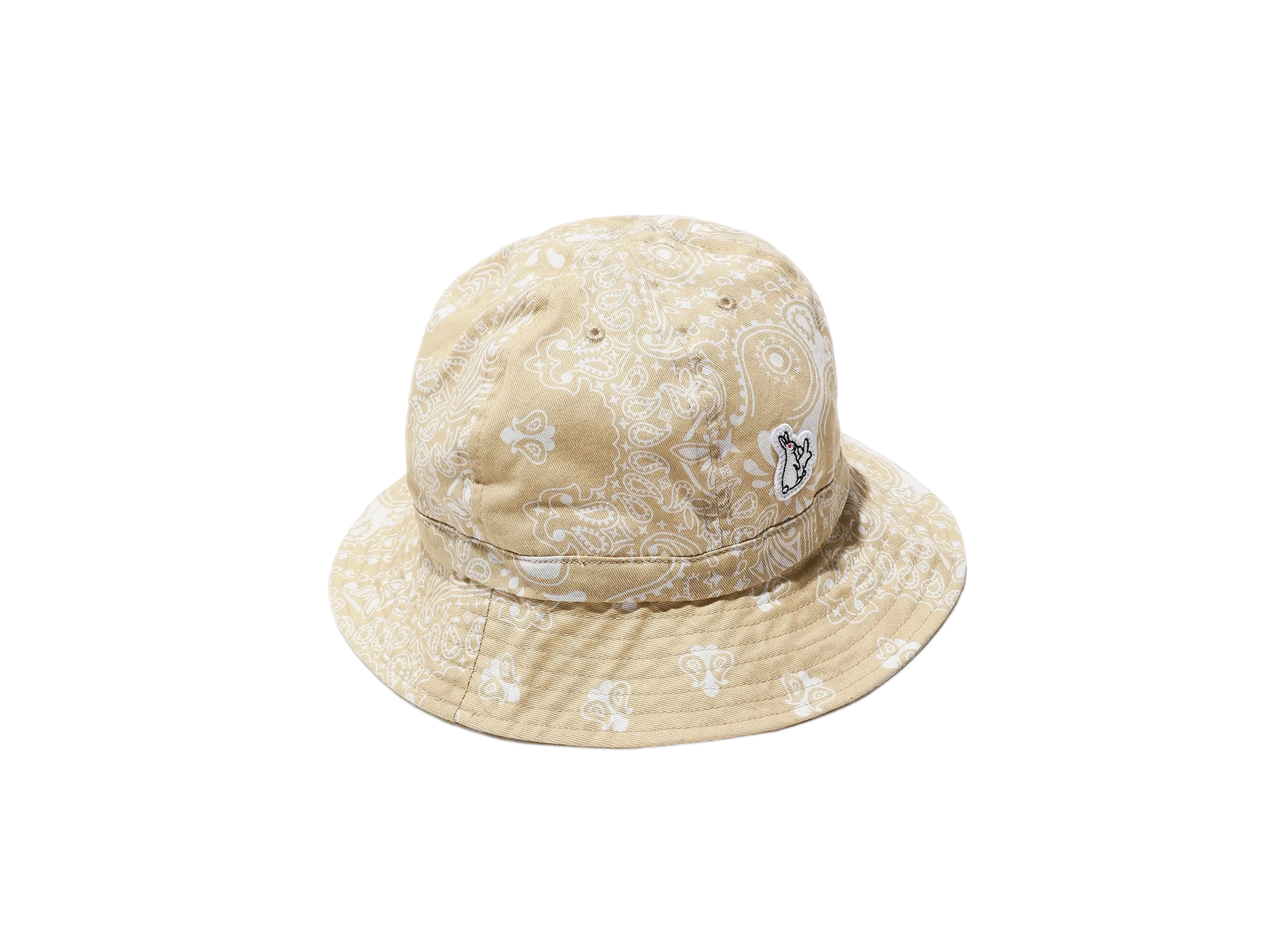 FR2 Paisley Bucket Hat "Beige"