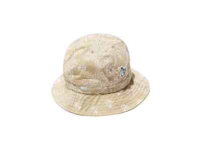 FR2 Paisley Bucket Hat "Beige"