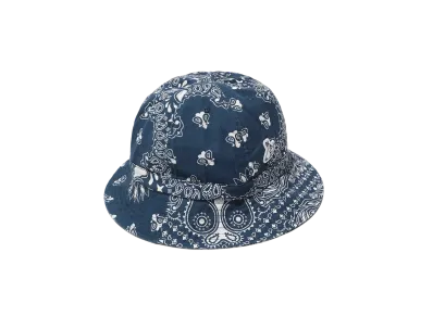 FR2 Paisley Bucket Hat "Navy"