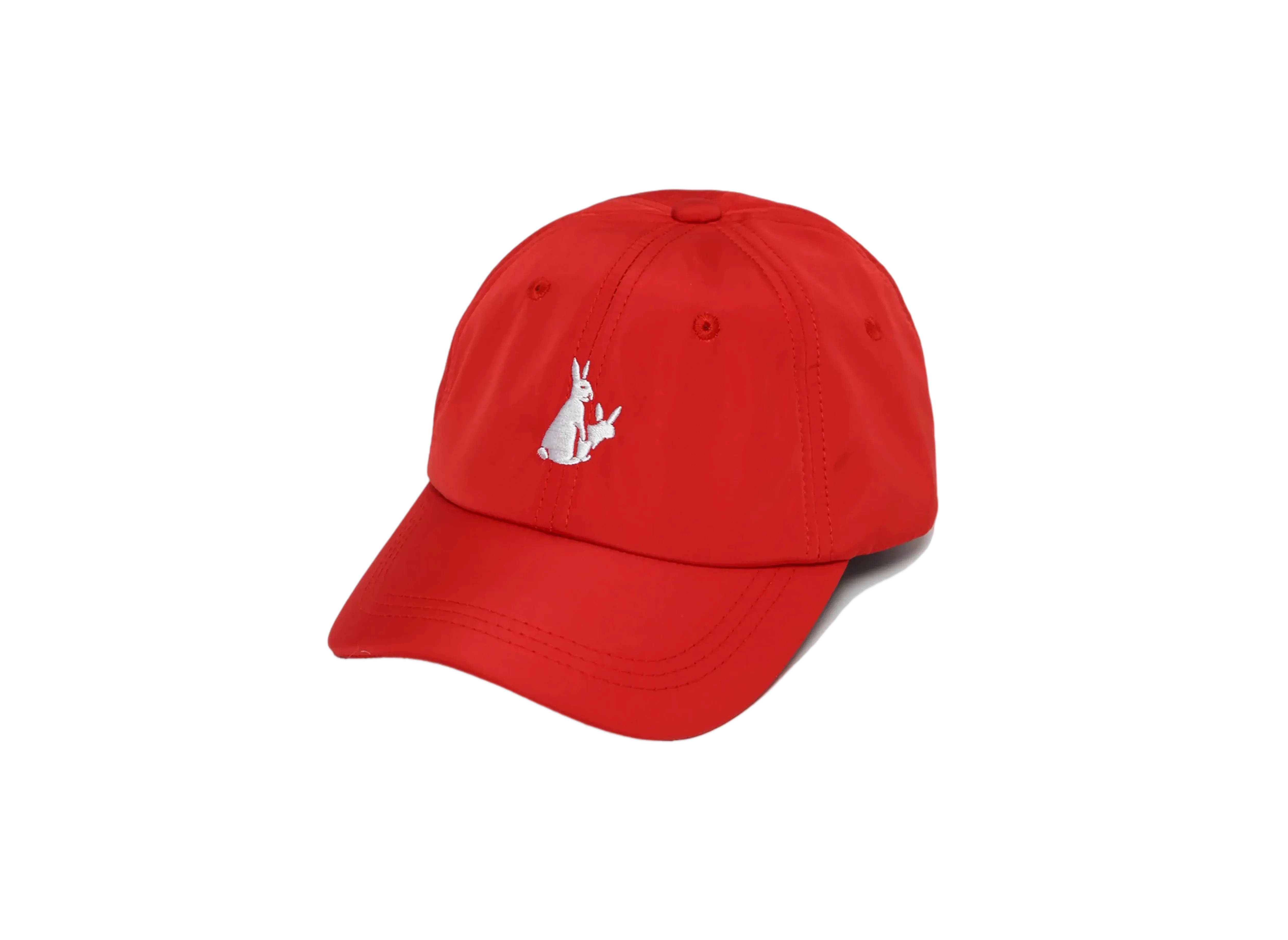 FR2 FXXKING RABBITS Logo Icon Embroidery Six Panel Cap "Red"